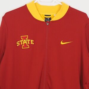 Nike Dri-Fit Iowa State Cyclones Full Zip Up Jacket Men's XL Extra Long ISU NCAA
